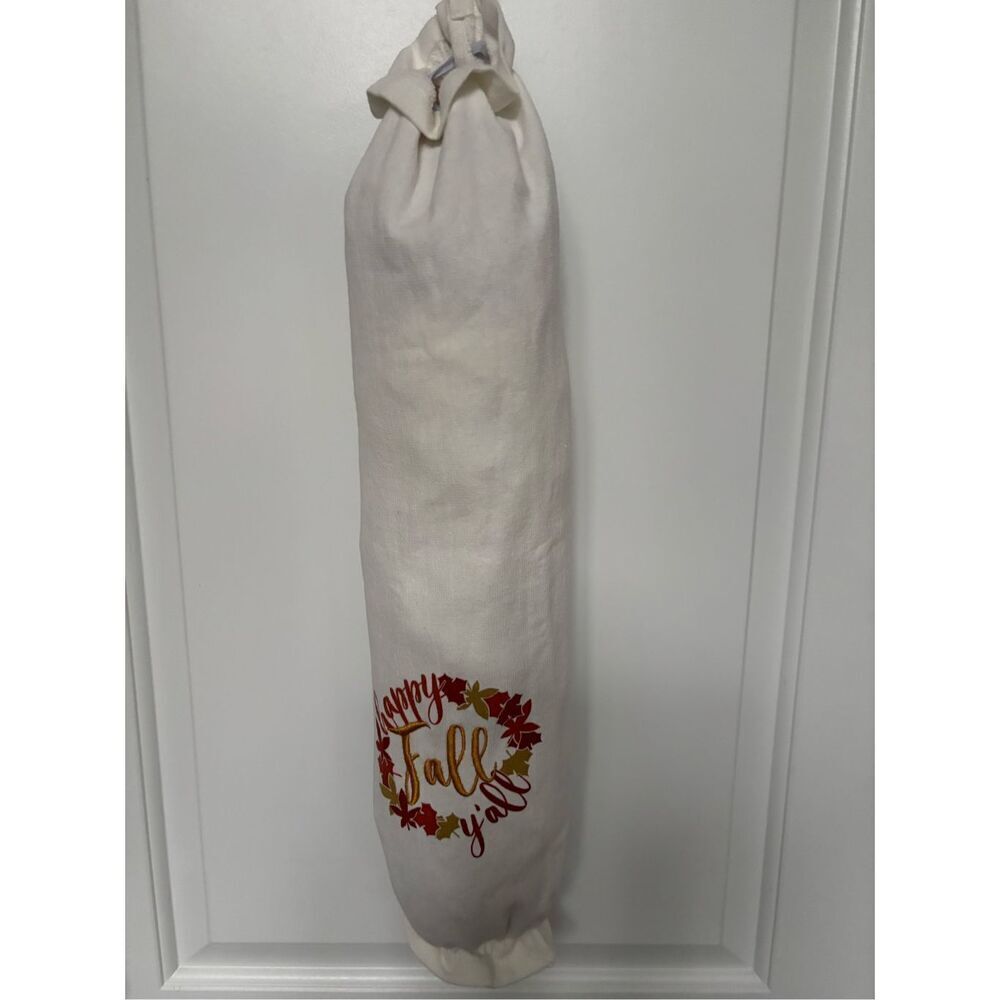 Handmade Plastic Bag Holder- Happy Fall Y’all